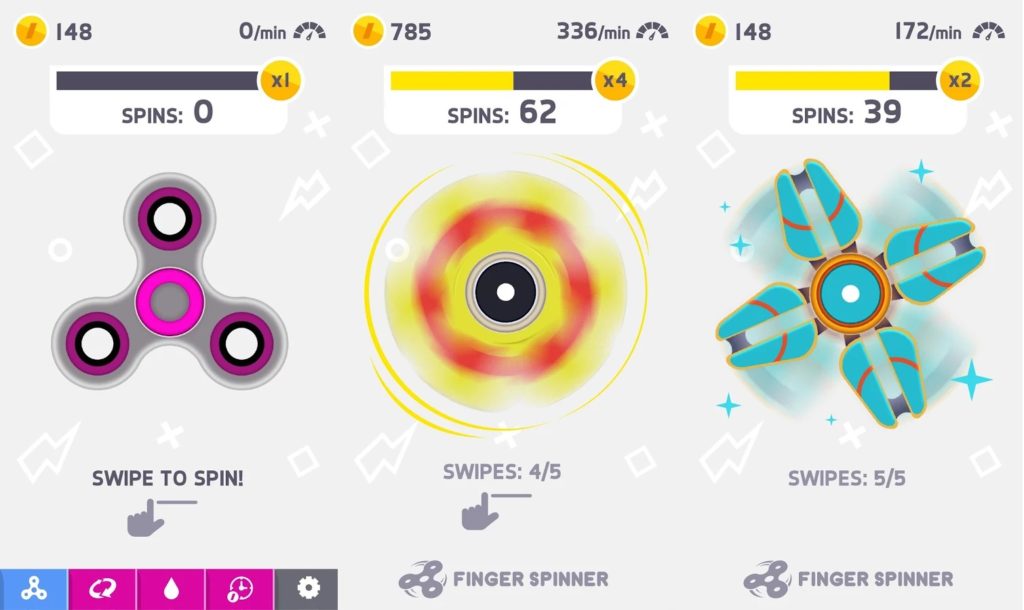 Fidget Spinner For Mobile