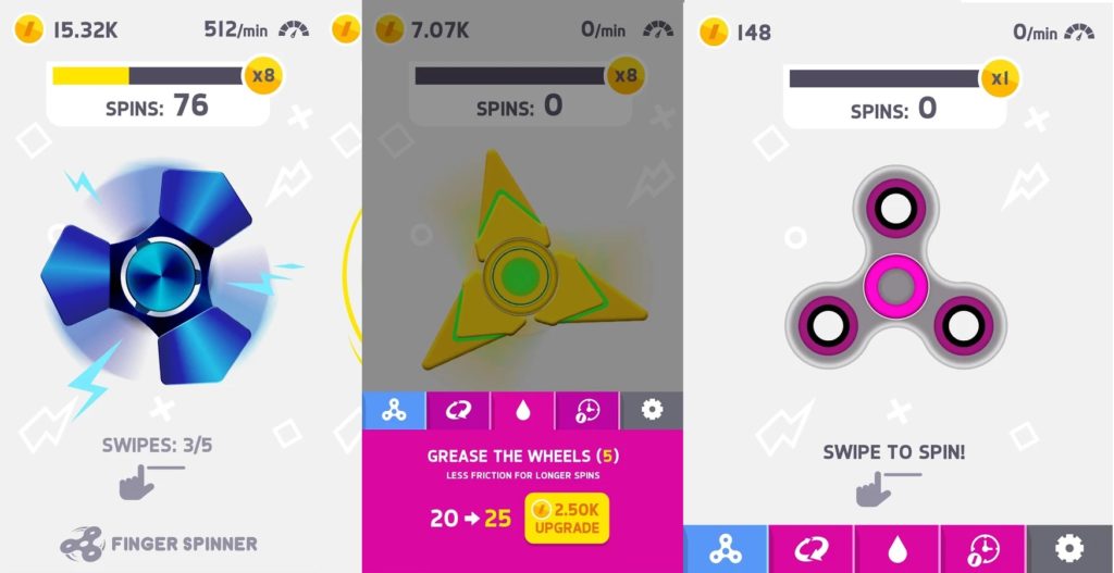 Fidget Spinner For Mobile