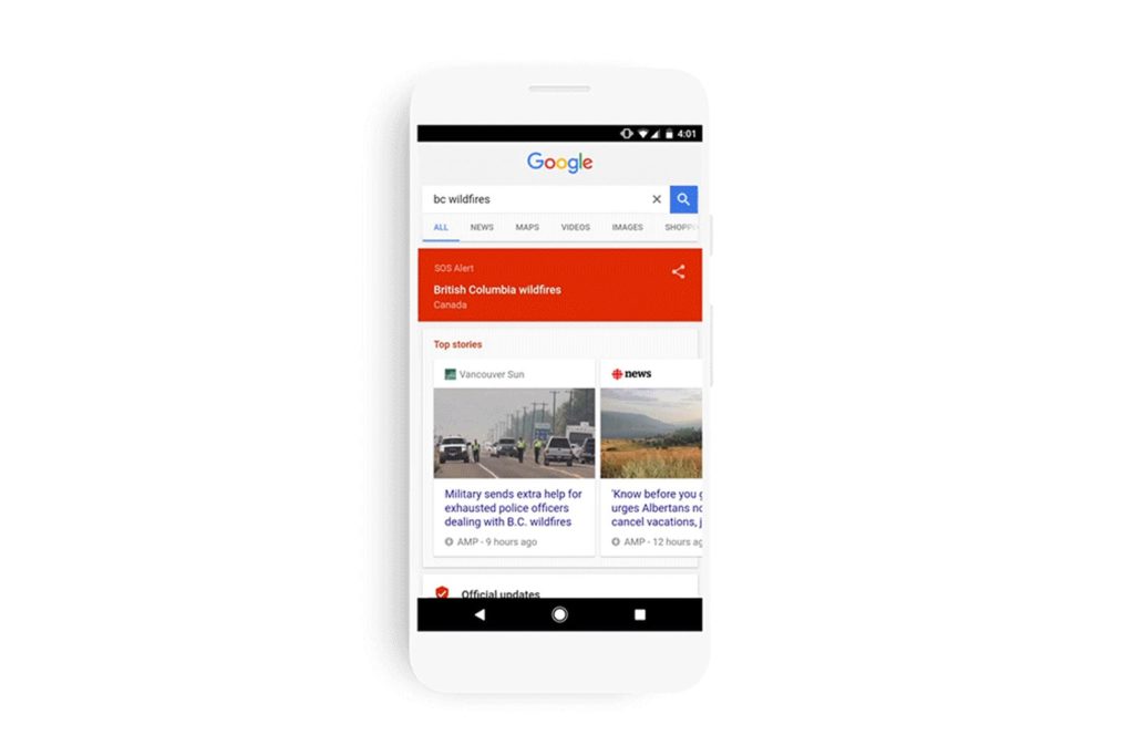 Google sos