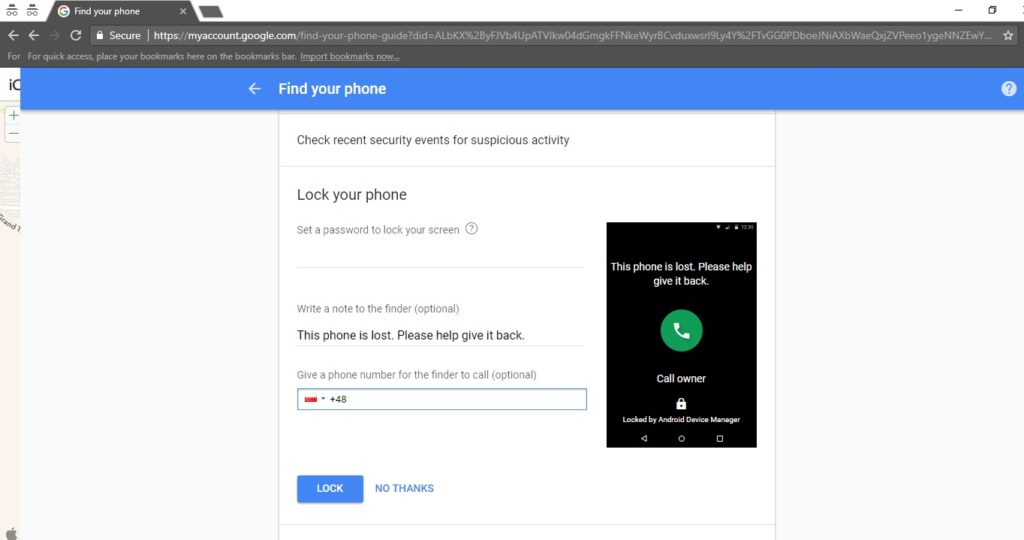 Find a Lost Phone