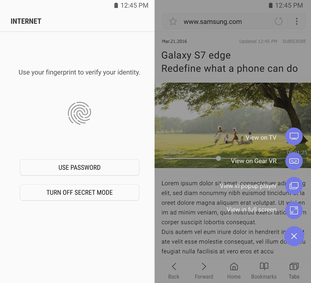 Samsung Internet Browser