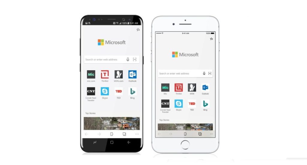 Microsoft edge on Android || Microsoft edge on ios